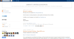 Desktop Screenshot of aboutintelligence.blogspot.com