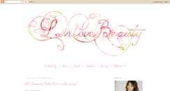 Desktop Screenshot of linlovesbeauty.blogspot.com