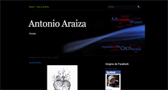 Desktop Screenshot of antonioaraiza.blogspot.com