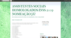 Desktop Screenshot of insshomologados2009.blogspot.com