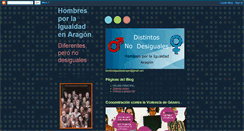 Desktop Screenshot of hombresporlaigualdad.blogspot.com