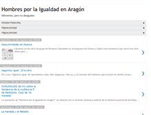 Tablet Screenshot of hombresporlaigualdad.blogspot.com