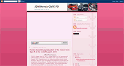 Desktop Screenshot of jdmhondacivicfd.blogspot.com