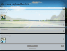 Tablet Screenshot of memoriesbyjodi.blogspot.com