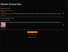 Tablet Screenshot of electricgroovebox.blogspot.com