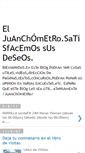 Mobile Screenshot of eljuanchometro.blogspot.com
