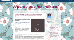 Desktop Screenshot of agentequefazmusica.blogspot.com