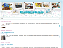 Tablet Screenshot of cherishingspaces.blogspot.com