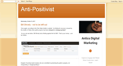 Desktop Screenshot of antipositivist.blogspot.com