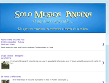 Tablet Screenshot of especiales-musica-andina.blogspot.com