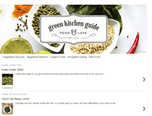 Tablet Screenshot of greenkitchenguide.blogspot.com