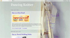 Desktop Screenshot of dancinknitter.blogspot.com