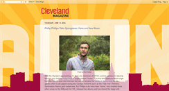 Desktop Screenshot of clevelandmagazine.blogspot.com