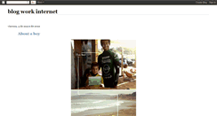 Desktop Screenshot of blogworkinternet.blogspot.com