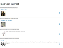Tablet Screenshot of blogworkinternet.blogspot.com