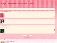 Tablet Screenshot of aleeyacollections.blogspot.com