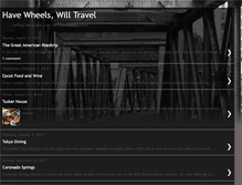 Tablet Screenshot of havewheelswilltravel.blogspot.com