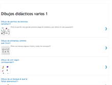 Tablet Screenshot of dibujosdidacticosvarios1.blogspot.com