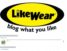 Tablet Screenshot of likewear.blogspot.com