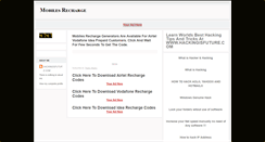 Desktop Screenshot of mobilesrecharge.blogspot.com