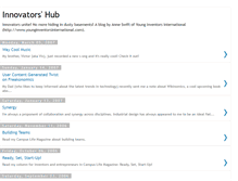 Tablet Screenshot of innovatorshub.blogspot.com