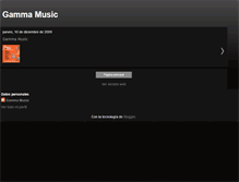 Tablet Screenshot of gammamusic.blogspot.com