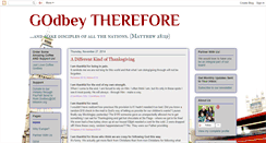 Desktop Screenshot of godbeytherefore.blogspot.com