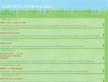 Tablet Screenshot of daksopendoor-journal.blogspot.com