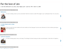 Tablet Screenshot of jennylynch.blogspot.com