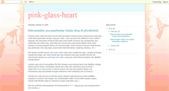 Desktop Screenshot of pink-glass-heart.blogspot.com