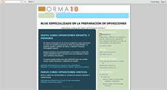 Desktop Screenshot of forma10.blogspot.com