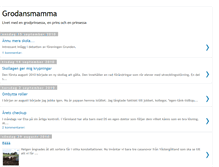 Tablet Screenshot of grodansmamma.blogspot.com