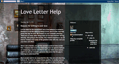 Desktop Screenshot of loveletterhelp.blogspot.com