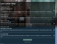 Tablet Screenshot of loveletterhelp.blogspot.com