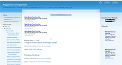 Desktop Screenshot of programmers2programmers.blogspot.com