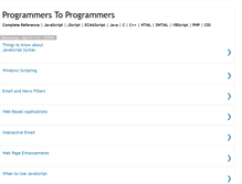 Tablet Screenshot of programmers2programmers.blogspot.com