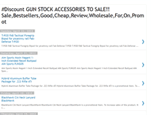 Tablet Screenshot of gunstockaccessoriestosale.blogspot.com