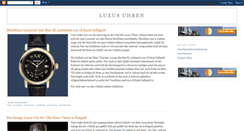 Desktop Screenshot of luxus-uhren.blogspot.com