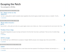 Tablet Screenshot of escapingthepatch.blogspot.com