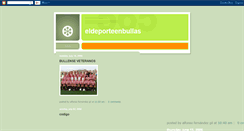 Desktop Screenshot of eldeporteenbullas.blogspot.com