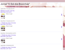 Tablet Screenshot of osoldosbravinhas.blogspot.com