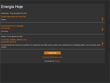 Tablet Screenshot of energiahoje.blogspot.com
