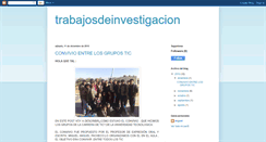 Desktop Screenshot of miguel-trabajosdeinvestigacion.blogspot.com