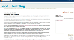 Desktop Screenshot of ocdknitting.blogspot.com