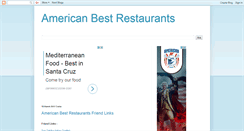 Desktop Screenshot of americanbestrestaurants.blogspot.com