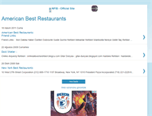 Tablet Screenshot of americanbestrestaurants.blogspot.com