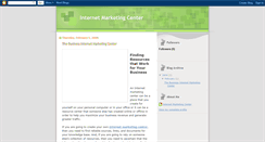 Desktop Screenshot of business-internet-marketing-center.blogspot.com