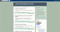 Desktop Screenshot of eefmtelinabarbosadacosta.blogspot.com