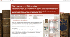 Desktop Screenshot of homeschoolphilosopher.blogspot.com