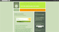 Desktop Screenshot of kleinebeetjes.blogspot.com